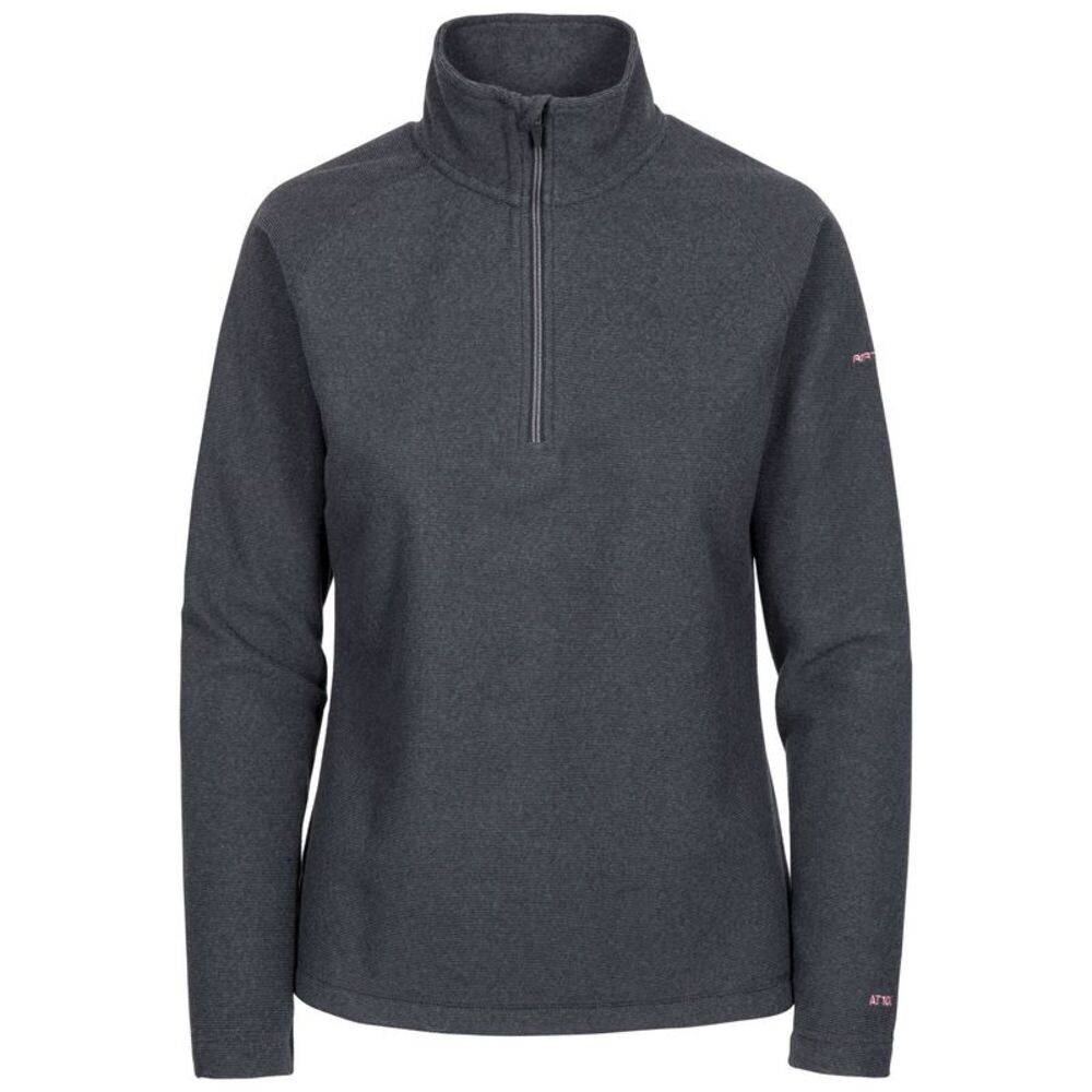 Trespass Womens/Ladies Meadows Fleece Top / Charcoal Grey